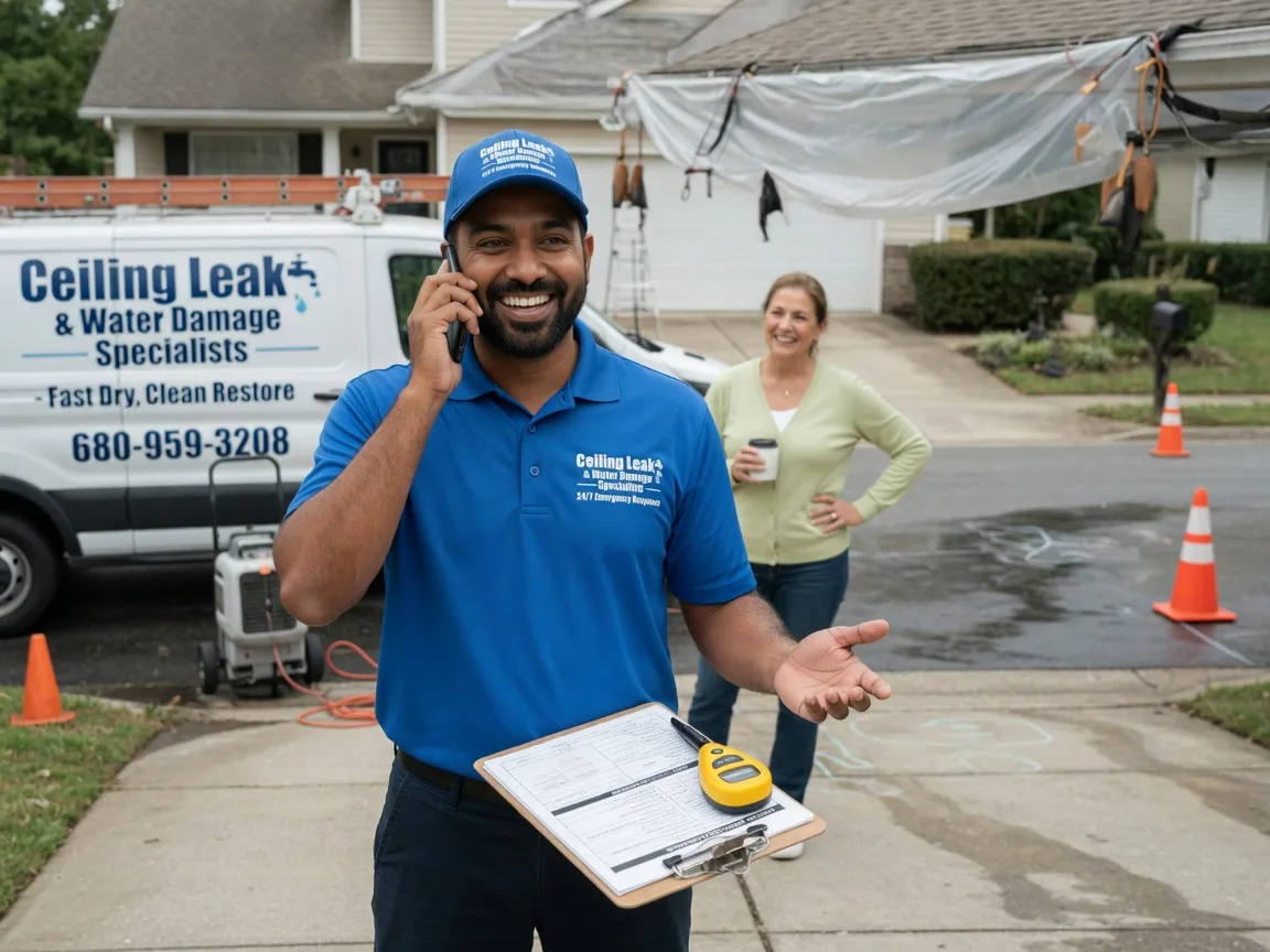 Ceiling Leak Cleanup Caldwell, NJ FAQs
